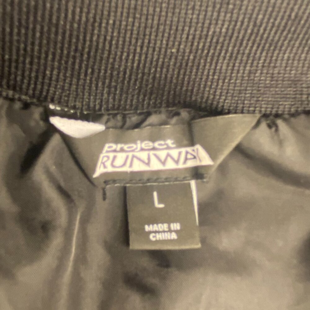 Project Runway Rose Gold Sequin Bomber Jacket - Picture 3 of 7